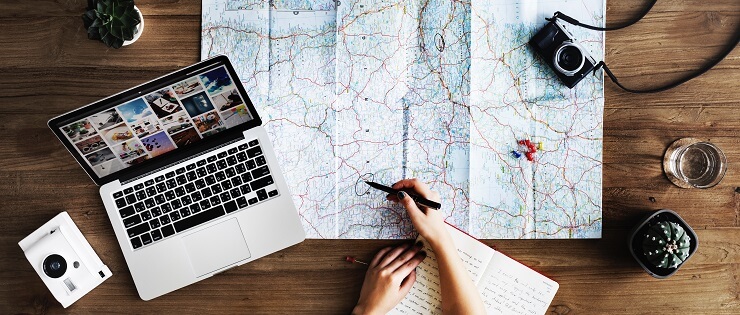 Modelo de questionário de pesquisa: pesquisa sobre viagens